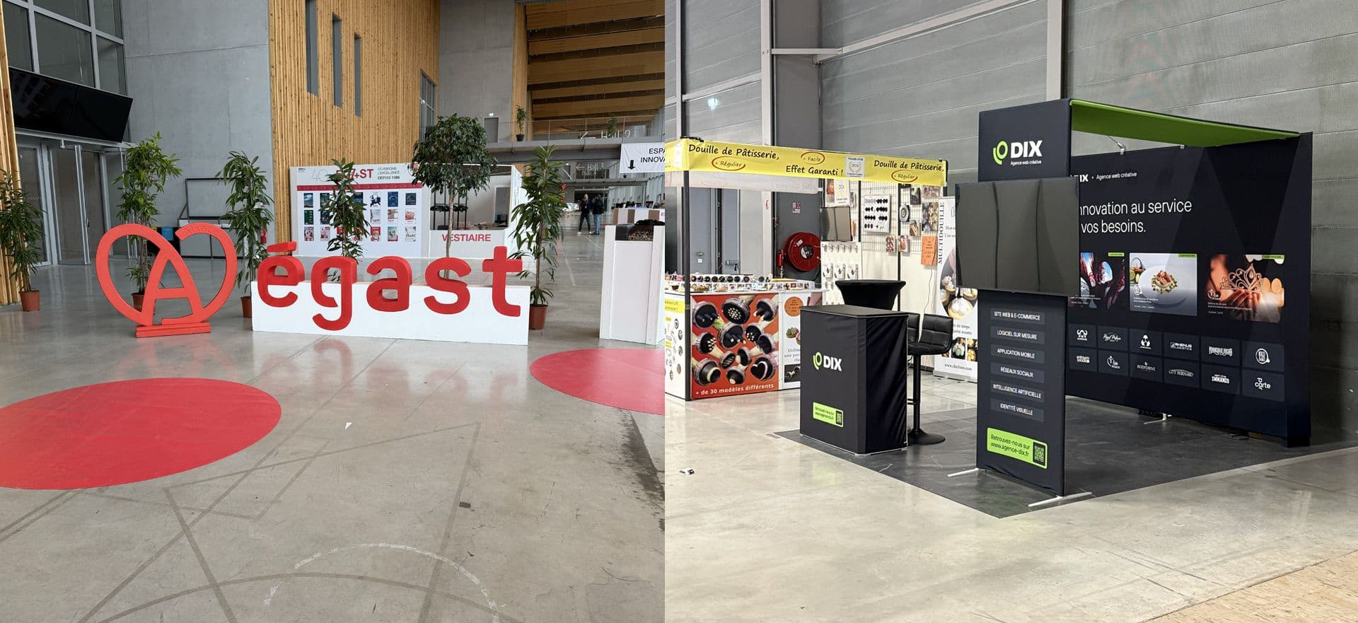 Stand de l'agence DIX sur EGAST du 15 au 18 mars 2026 Stand de l'agence DIX sur EGAST du 15 au 18 mars 2026