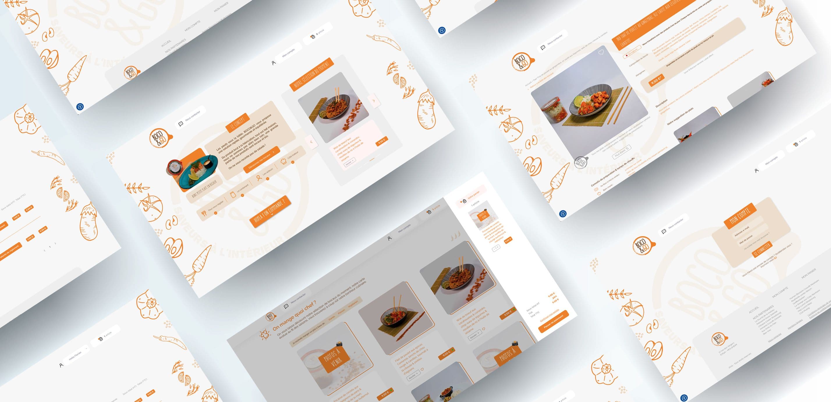 Maquette site e-commerce Boco&Go Maquette site e-commerce Boco&Go