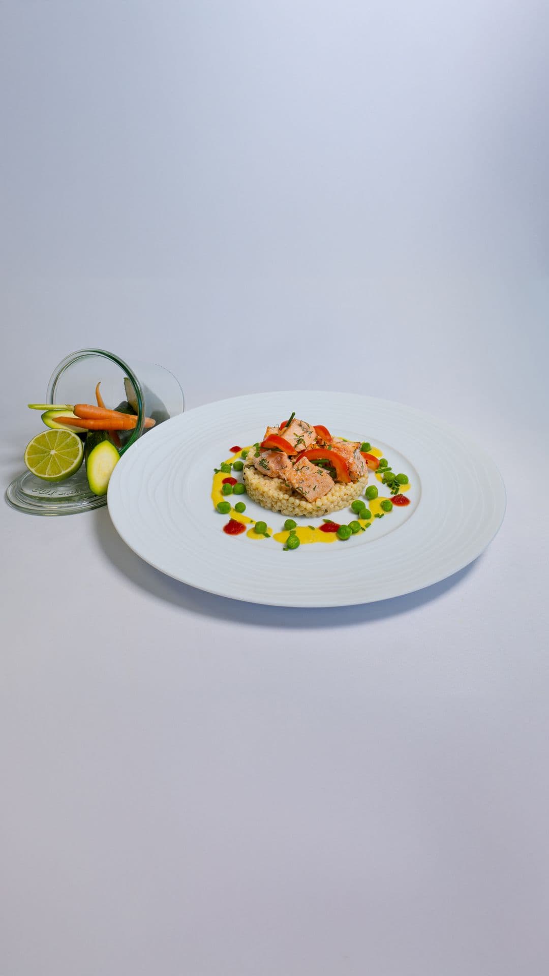 Photo plat au saumon et quinoa Photo plat au saumon et quinoa