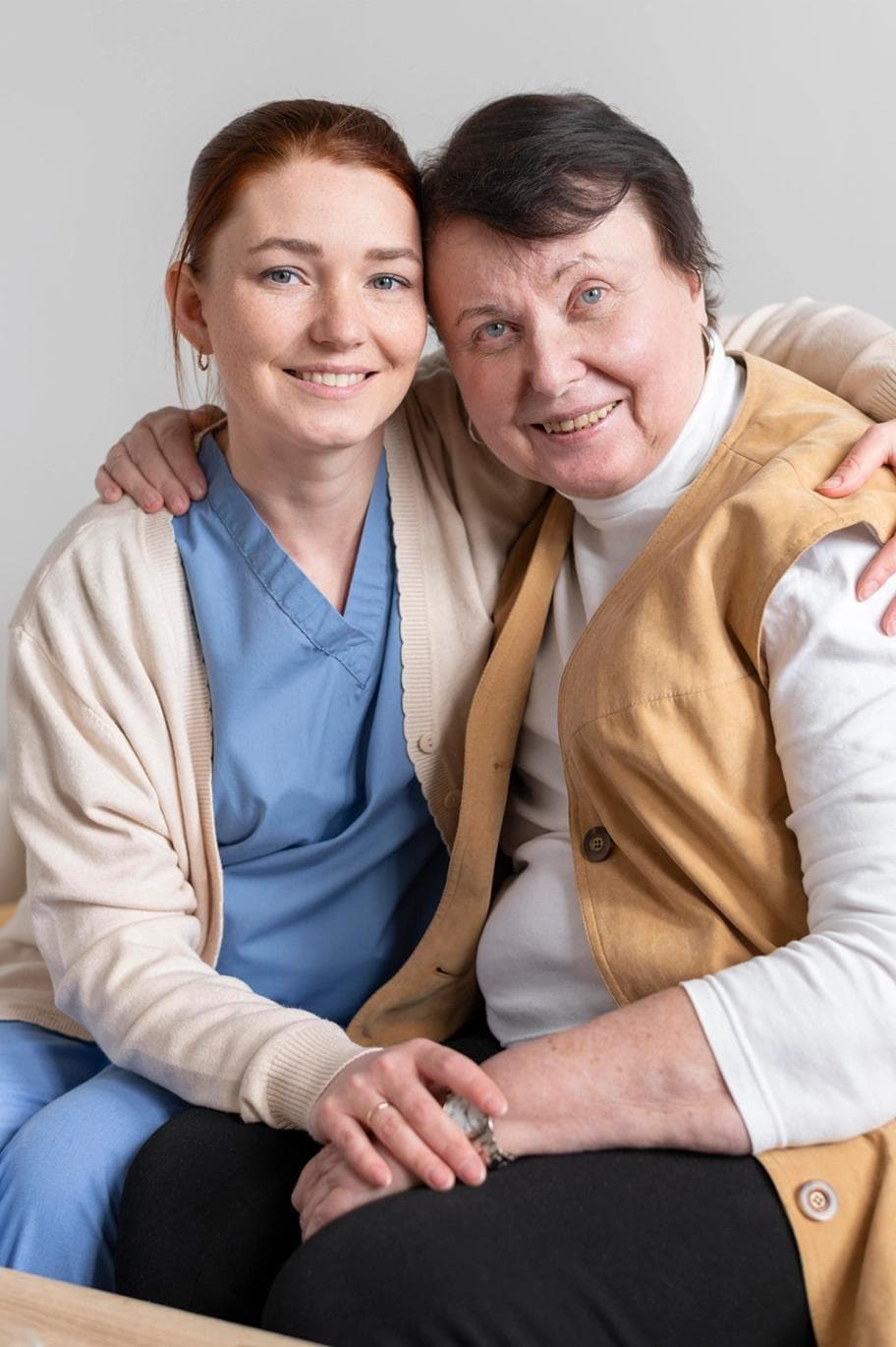 Aide soignant avec patient Aide soignant avec patient