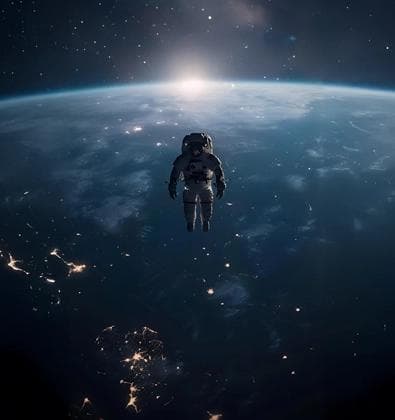 Astronaute DIX dans l'espace Astronaute DIX dans l'espace